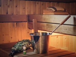 Sauna, hot tub - Långforsen Lapland Experience (Lappträsk)