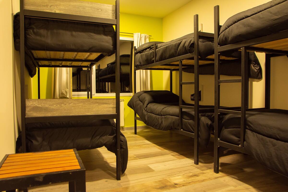 Blackout curtains, free WiFi, bed sheets