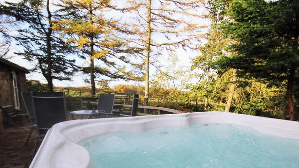 Terrace/patio - 2 bedroom accommodation in Brocklebank, near Caldbeck and Uldale (Brocklebank, near Caldbeck and Uldale)