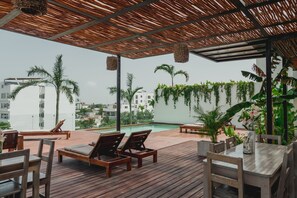 Terrace/patio - Ah Xok Suites (Playa del Carmen)