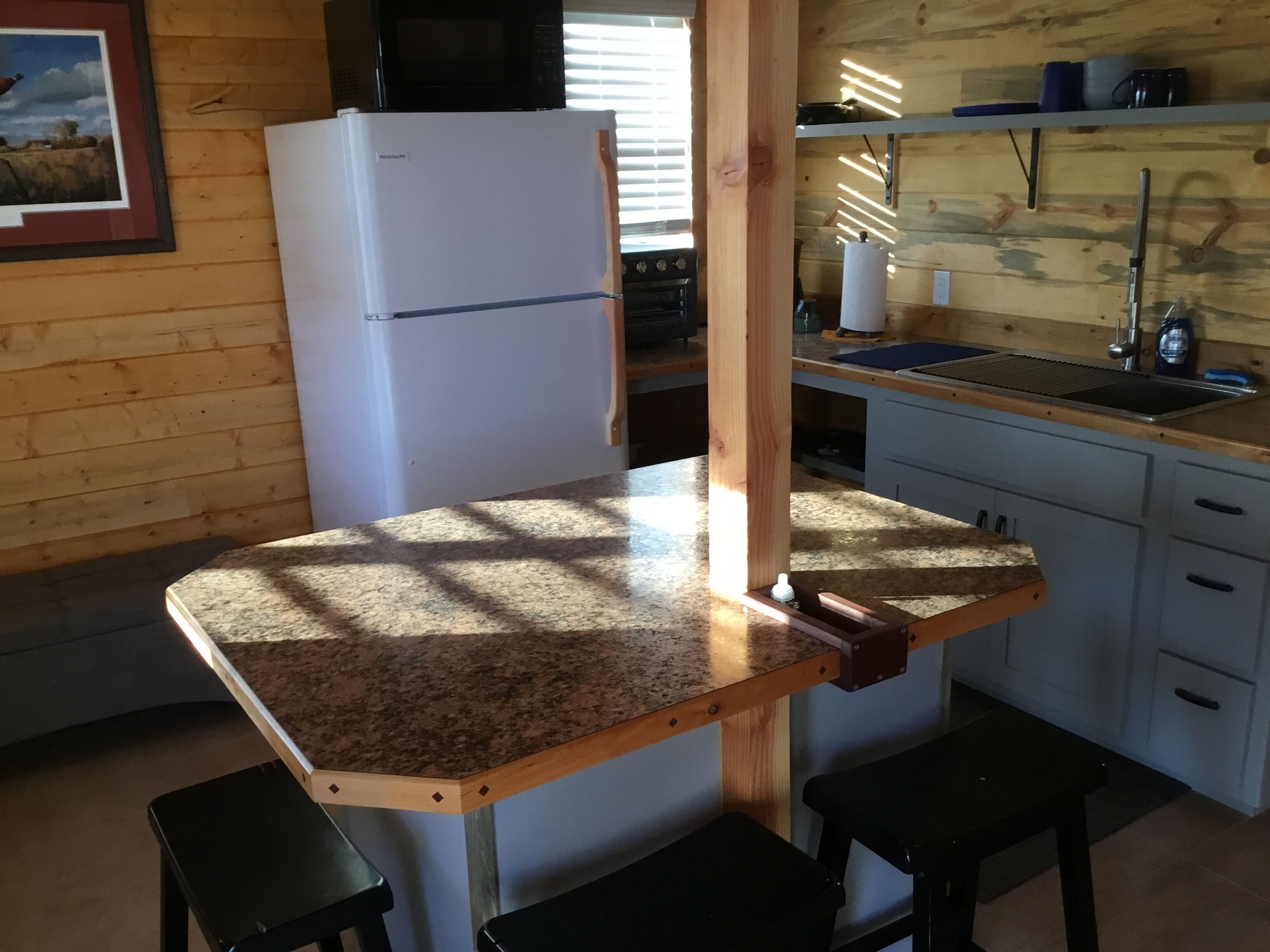 Private and quiet setting at the foot of the Big Horn Mountains