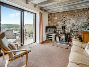 TV, fireplace - Granary Cottage - UK10695 (Amroth, near Saundersfoot)