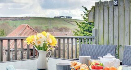 Family friendly holiday home with views to the Cheviot Hills.