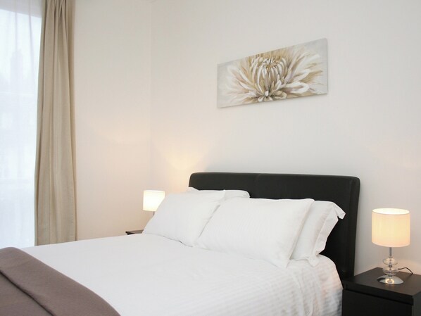 1 slaapkamer, bedden met traagschuimmatrassen, gratis wifi, beddengoed