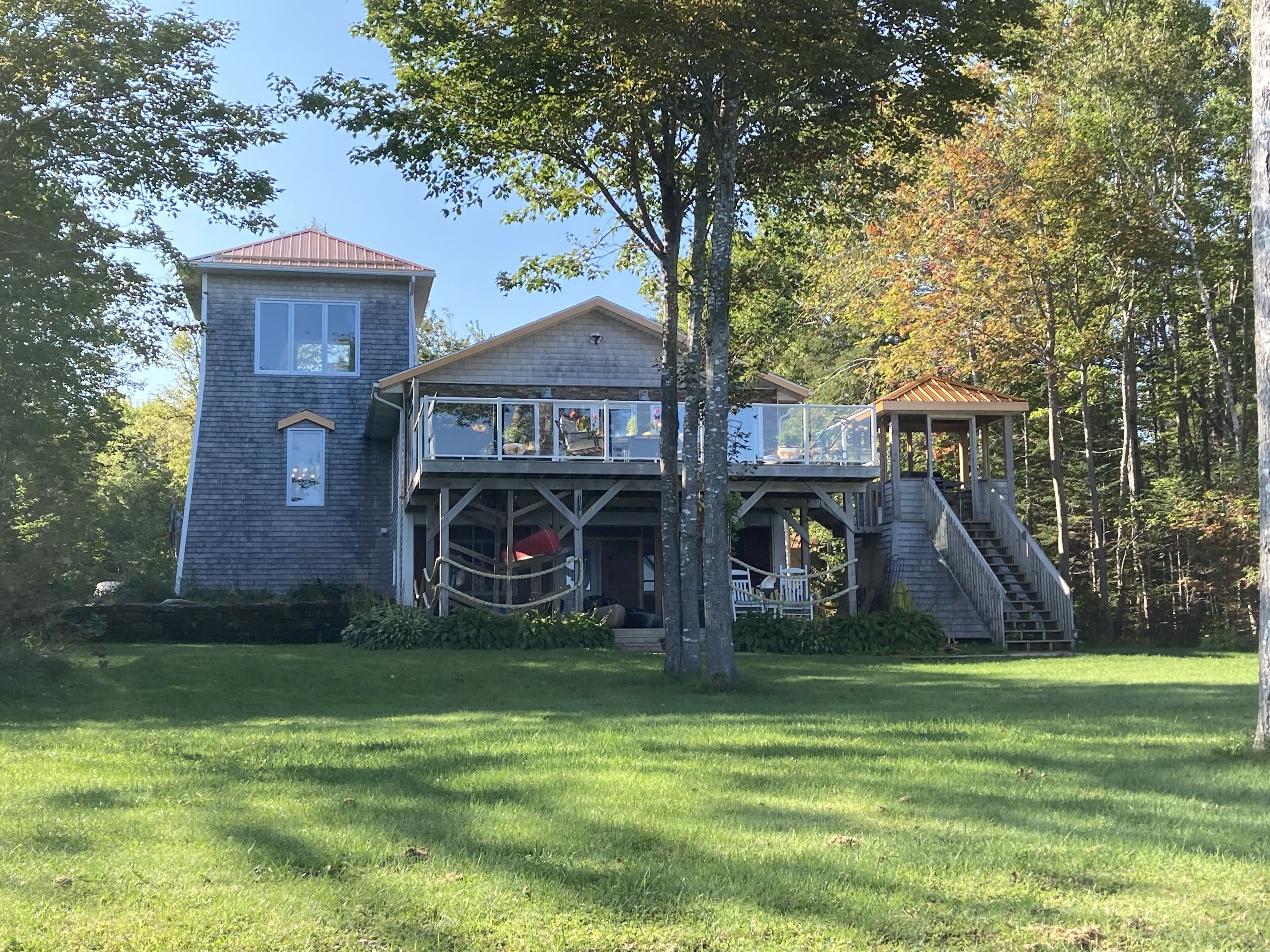 The Tide Water Lighthouse waterside view Lower Deck and Upper Deck apartments