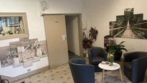 Sitteområde i lobbyen