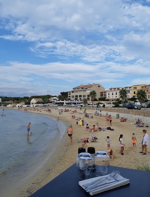 On the beach