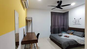 Condo familiar, 3 habitaciones, acceso a la alberca | Decoración personalizada, muebles diferentes y escritorio