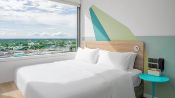 Minibar, in-room safe, desk, laptop workspace