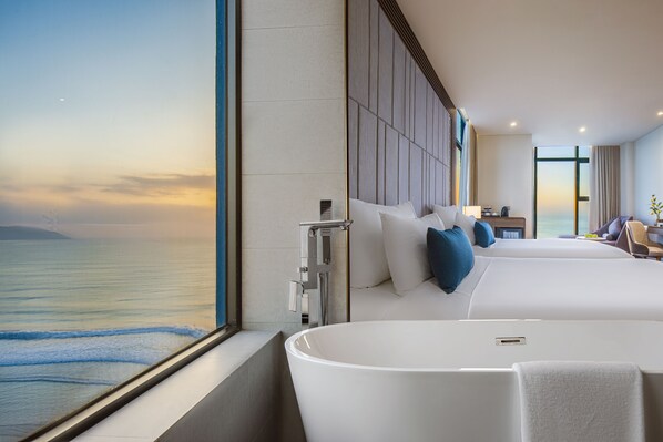 Chambre Exécutive avec lits jumeaux, vue océan | Vue de la chambre