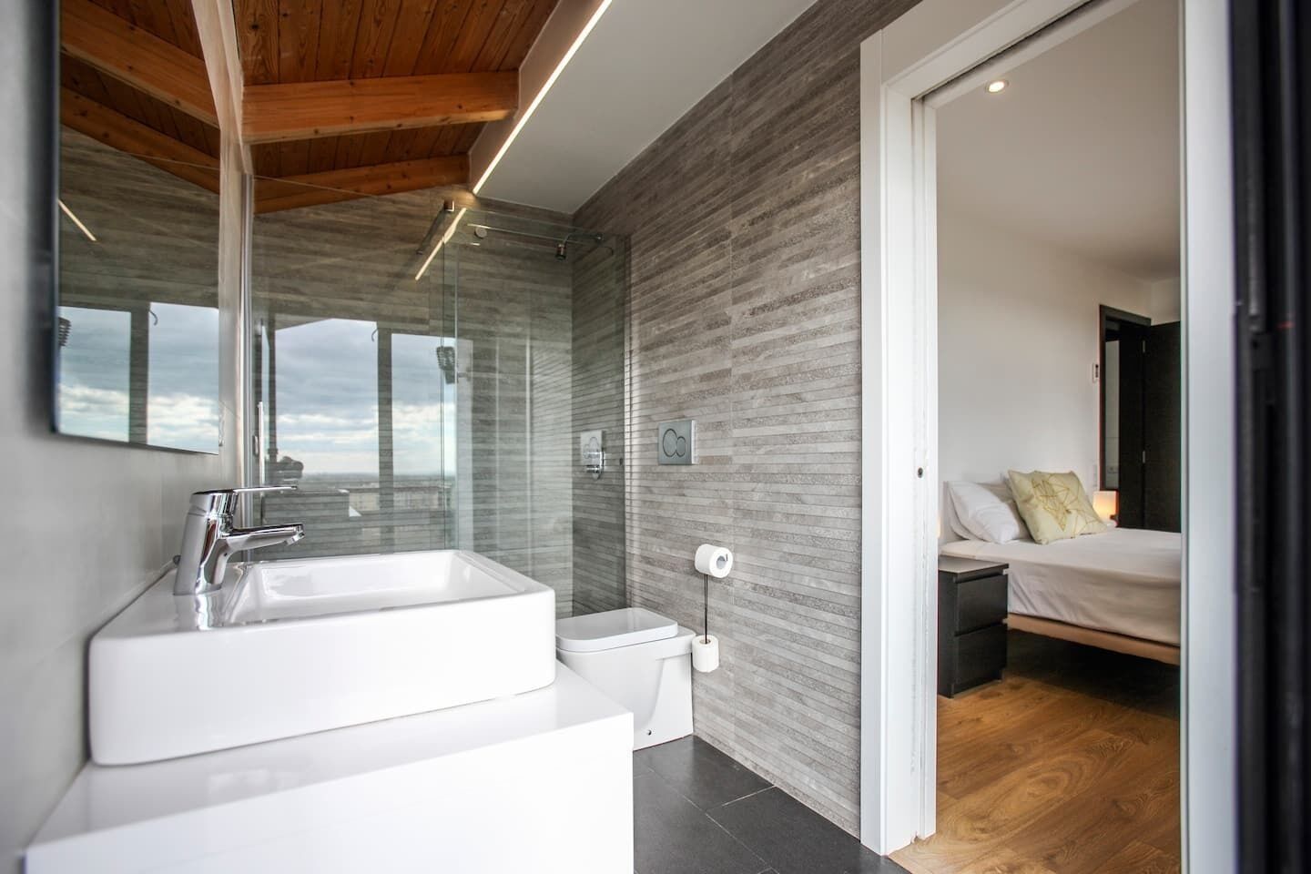 Bathtub, jetted bath, hair dryer, soap