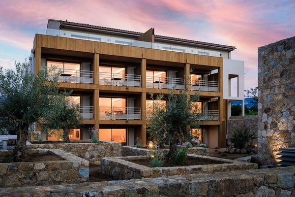 Majoituspaikan julkisivu