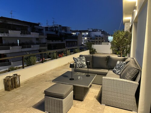 Athens Neos Kosmos Penthouse, city center & sea view