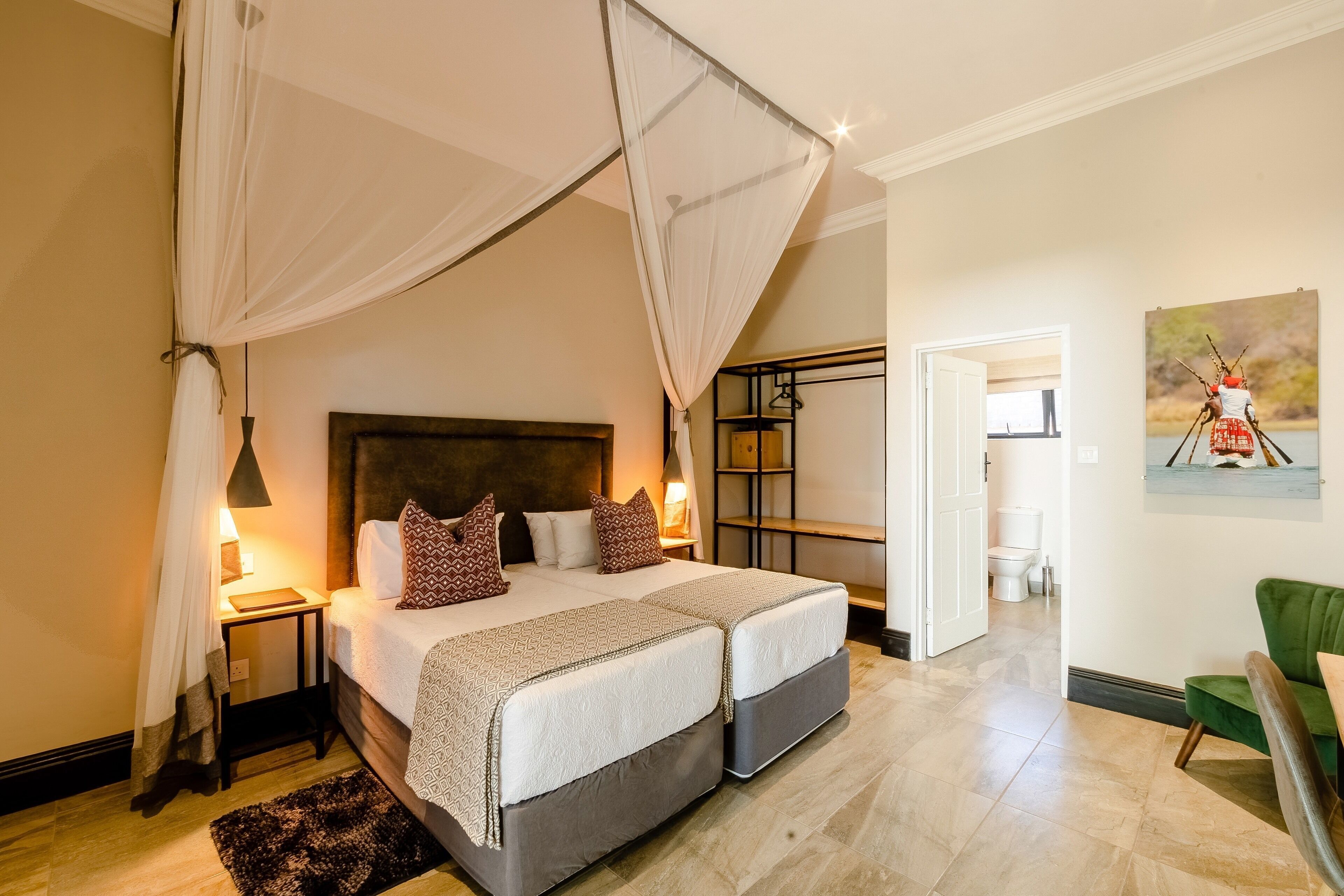 Pillow-top beds, in-room safe, desk, laptop workspace