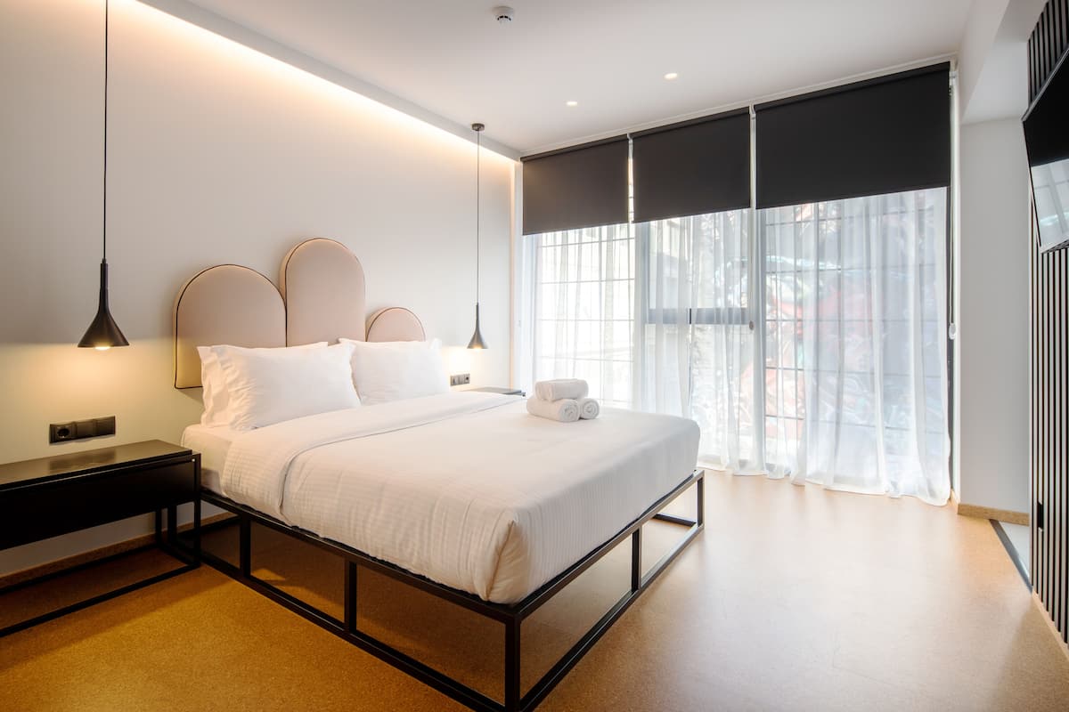 1 habitación, ropa de cama de alta calidad y colchones con pillow-top