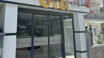 Entrada al alojamiento