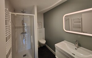 Regadera y secadora de cabello 