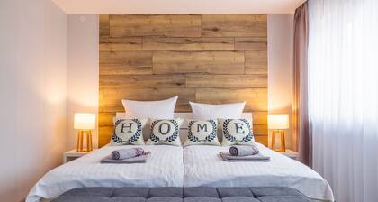 Design Maisonette-5 Min vom Weiher entfernt mit tolle Wanderwege und Fahrradwege