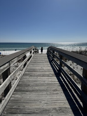 On the beach