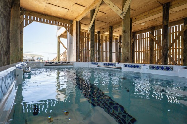 Beheizter Pool