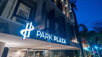 Front of property – evening/night