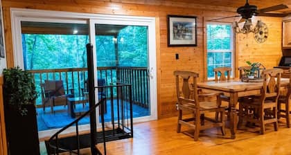Secluded 3BR 1BA Cabin for Cozy Living