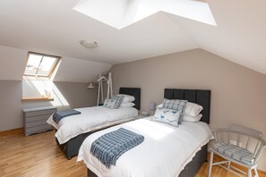 2 bedrooms, iron/ironing board, travel crib, free WiFi