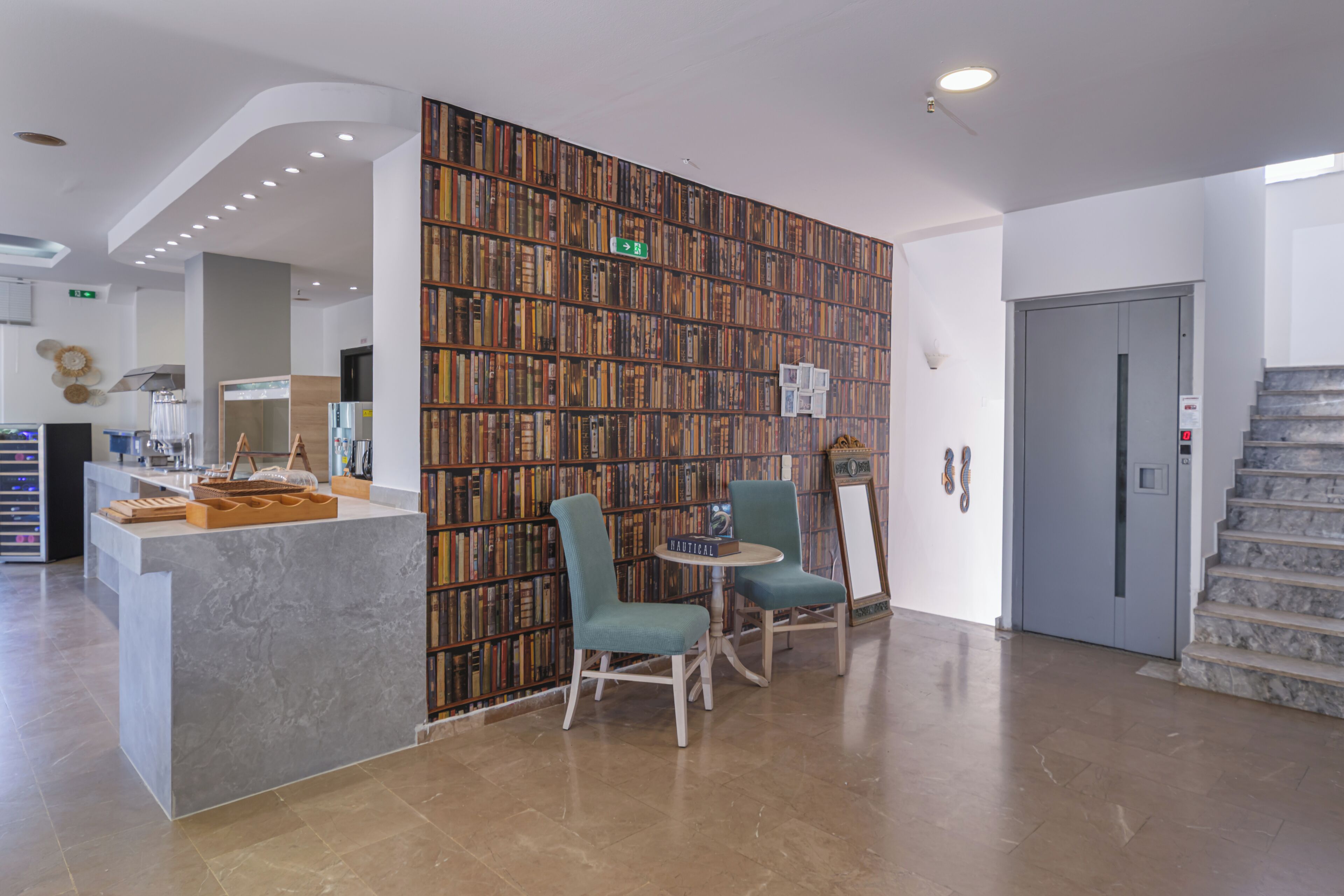 Sala de estar en el lobby