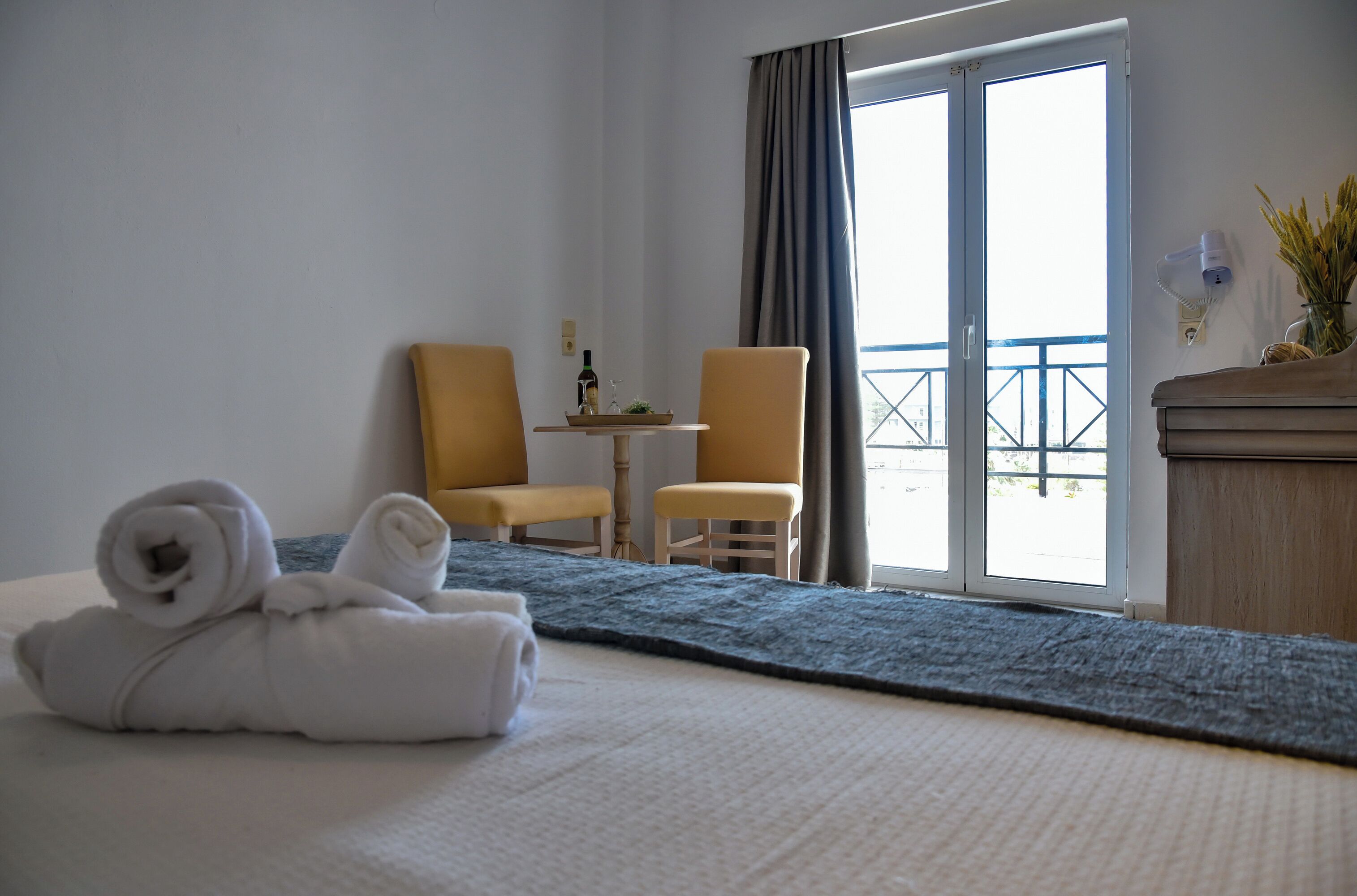 Chambre Confort Double ou avec lits jumeaux, vue jardin