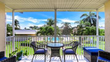 Condo, 1 King Bed (Inland condo with pool, spa, tennis a) | Balcony