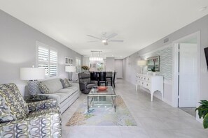 Condo, 1 King Bed (Inland condo with pool, spa, tennis a) | Living area