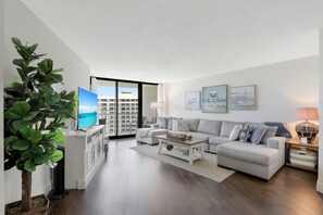 Condo, Multiple Beds (South Seas Tower 3-1708) | Living room - South Seas Tower 3-1708 (Marco Island)