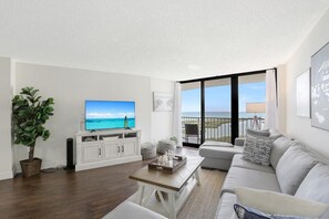 Condo, Multiple Beds (South Seas Tower 3-1708) | Living room - South Seas Tower 3-1708 (Marco Island)