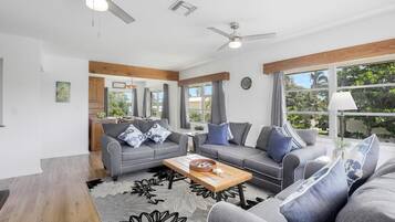 House, Multiple Beds (Goodland pet-friendly home with dock ) | Living room