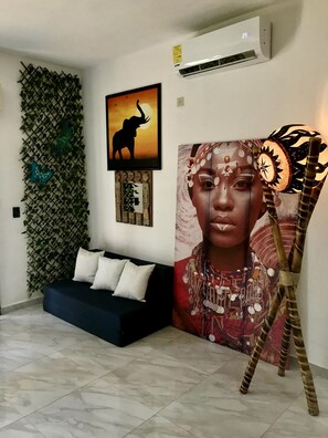 Habitación estándar doble (Africa) | Zona de estar