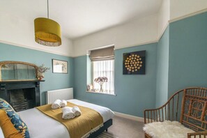 3 bedrooms, iron/ironing board, travel cot, WiFi
