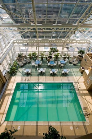 Indoor pool - Four Sails Resort Oceanfront condo with Oceanfront & City View Balconies (Virginia Beach)