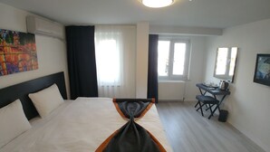 In-room safe, iron/ironing board (on request), WiFi (free)