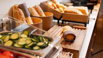 Daily buffet breakfast (EUR 15 per person)