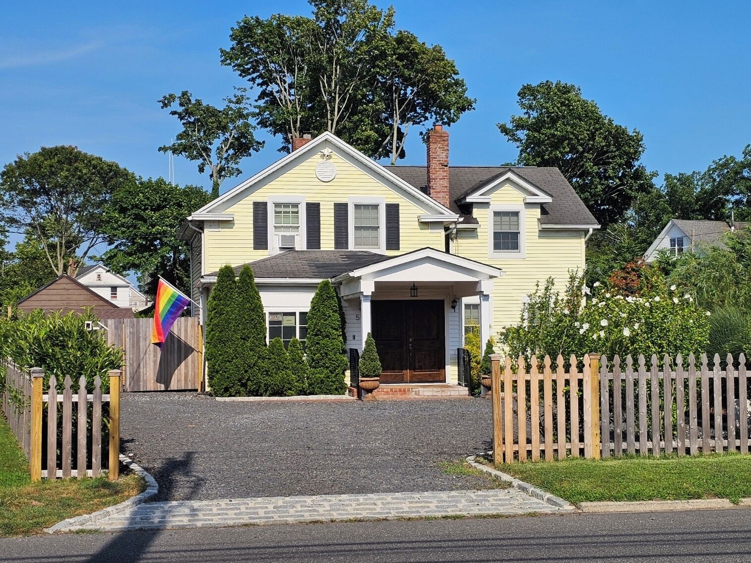 Fassade der Unterkunft