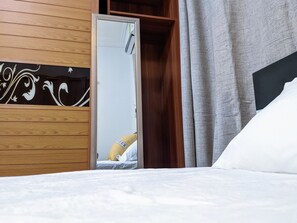 1 間睡房、熨斗/熨衫板、免費 Wi-Fi、床單