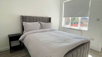 Apartment, 1 Queen Bed | 1 bedroom, iron/ironing board, free WiFi, bed sheets