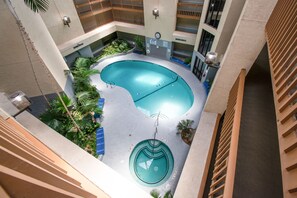 Indoor pool, a heated pool