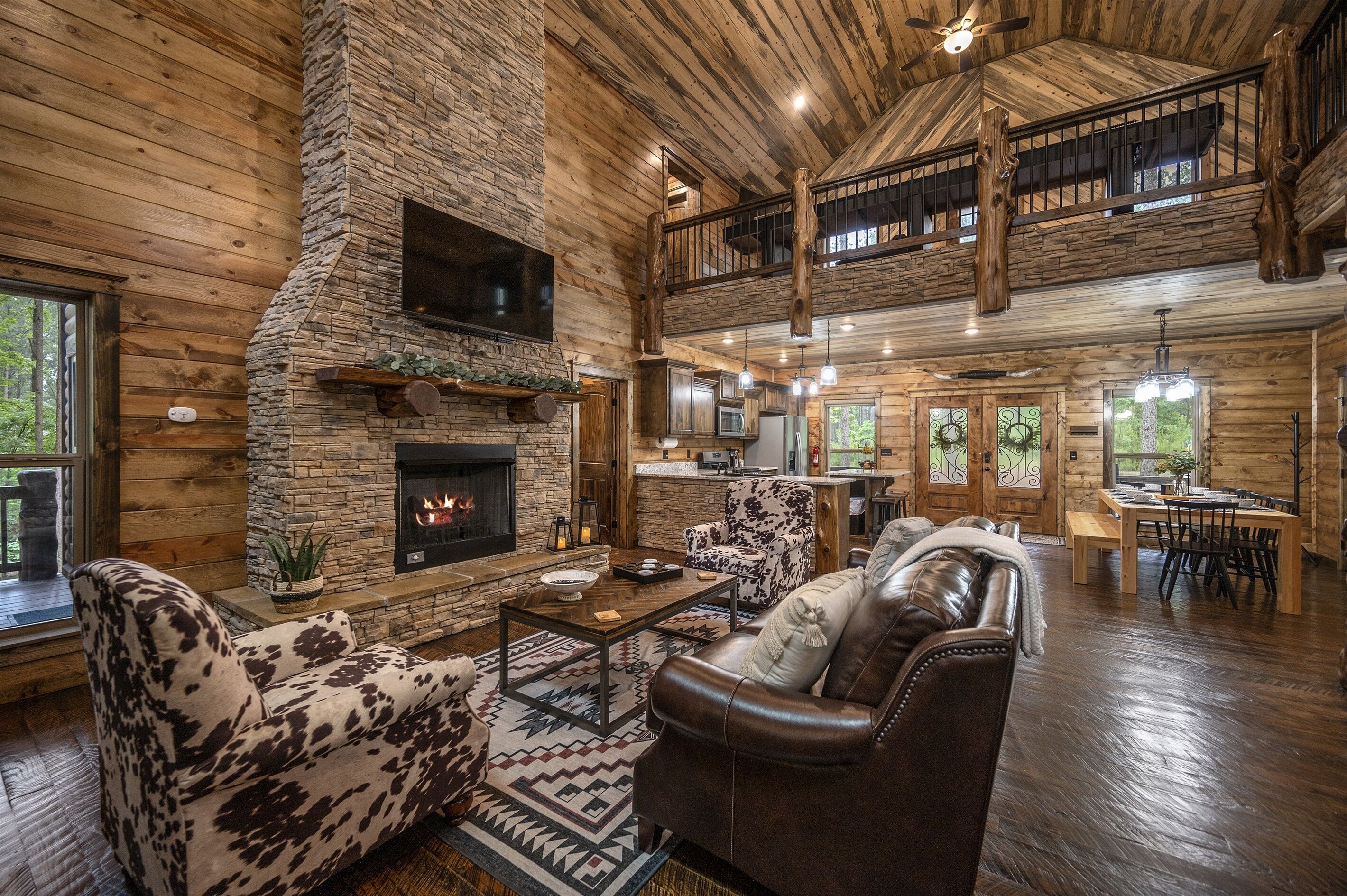 スマートテレビ、暖炉