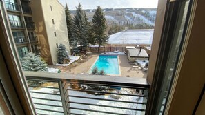 Condo, 1 Queen Bed, Pool View (#206 Vail International) | Balcony