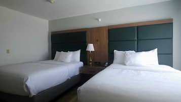 1 bedroom, hypo-allergenic bedding, pillow-top beds