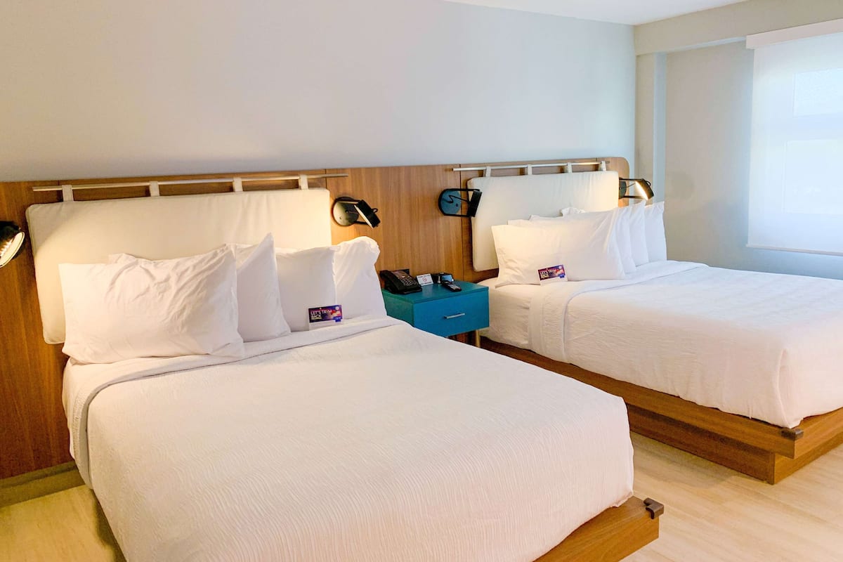 room, 2 double beds, non smoking (mobility accessible, roll in shower) | fitness facility