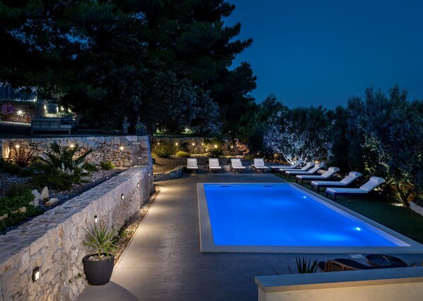 Opvarmet pool
