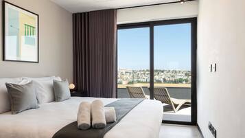 Egyptian cotton sheets, premium bedding, memory foam beds, in-room safe