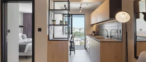 Departamento superior, 1 habitación | Cocina privada